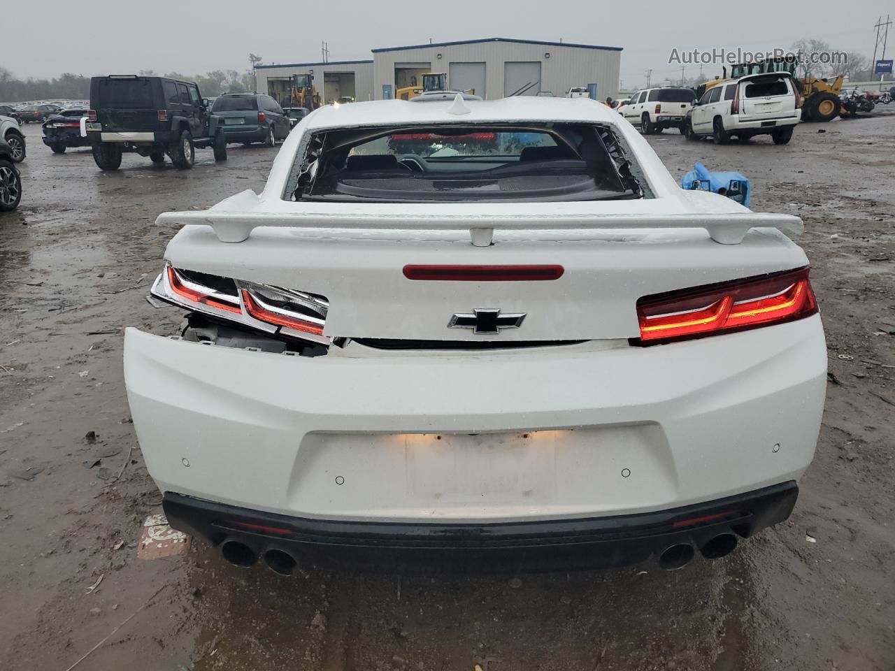 2017 Chevrolet Camaro Ss Белый vin: 1G1FH1R78H0132162