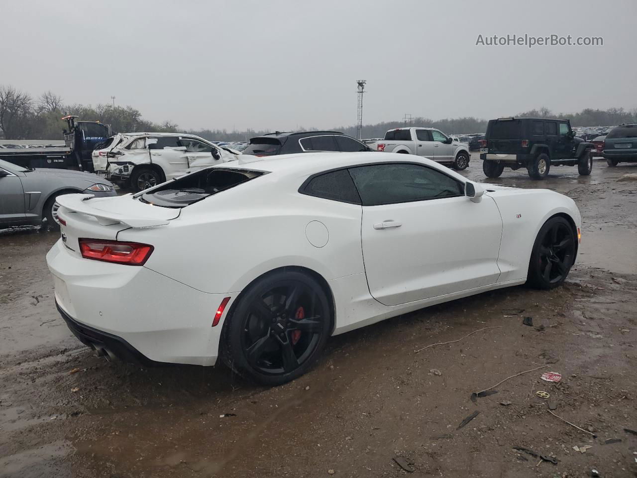 2017 Chevrolet Camaro Ss Белый vin: 1G1FH1R78H0132162