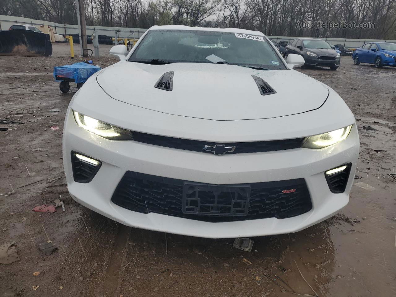 2017 Chevrolet Camaro Ss Белый vin: 1G1FH1R78H0132162