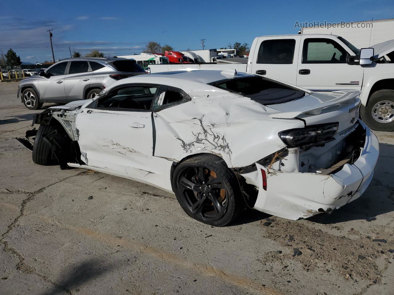 2020 Chevrolet Camaro Ss White vin: 1G1FH1R78L0121798