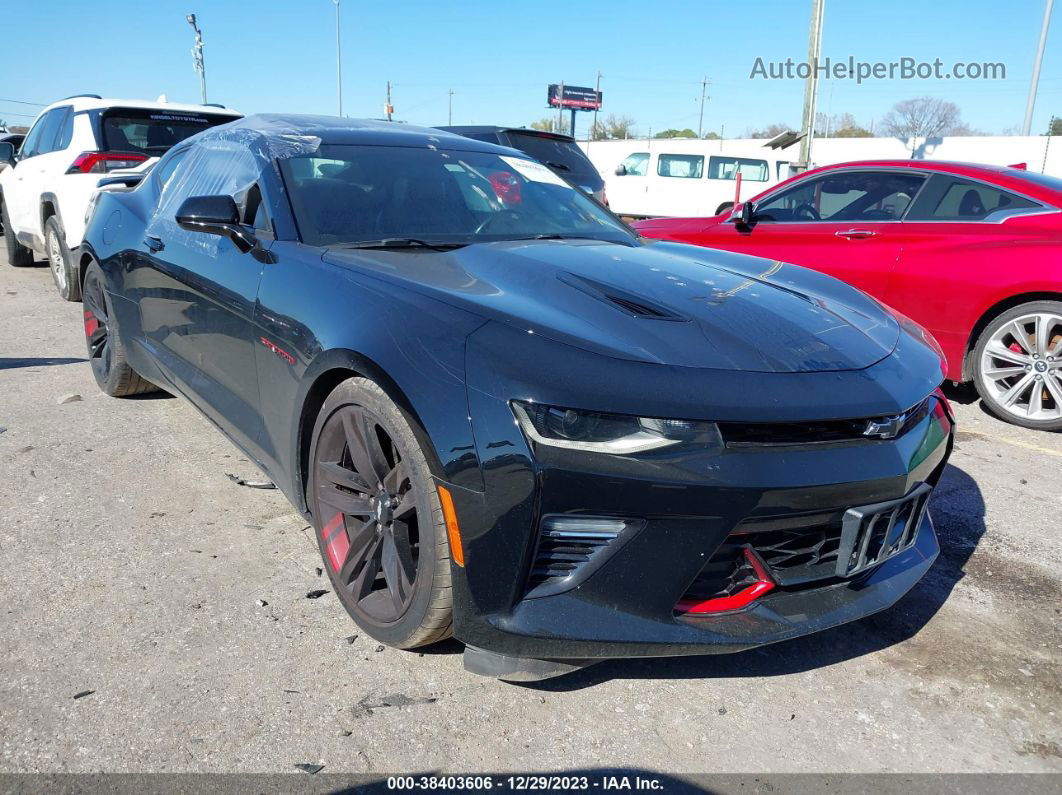 2018 Chevrolet Camaro 2ss Black vin: 1G1FH1R79J0128563