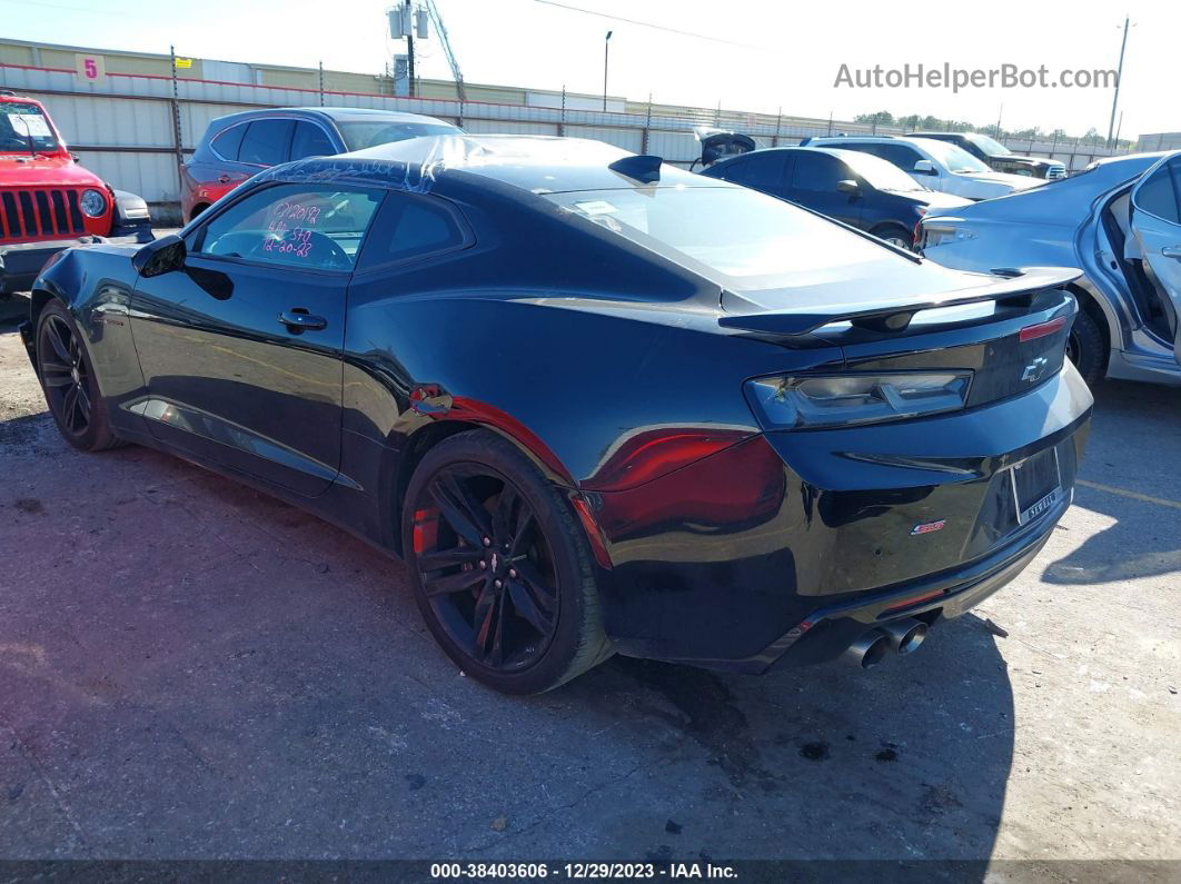 2018 Chevrolet Camaro 2ss Black vin: 1G1FH1R79J0128563