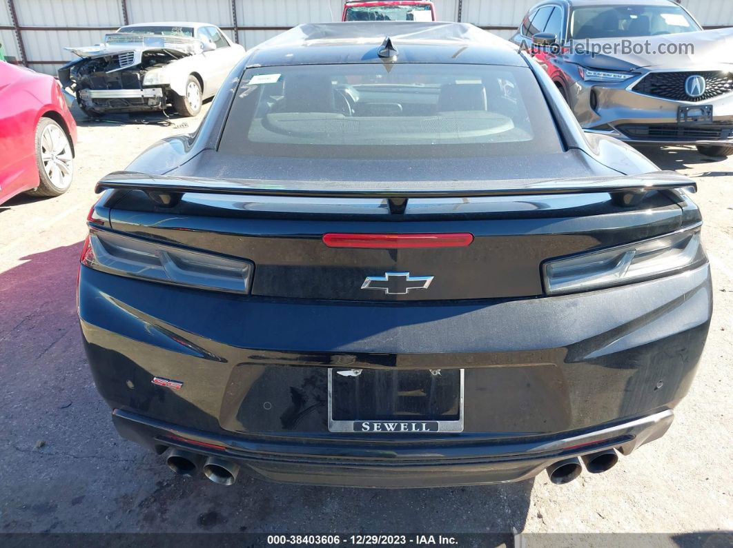 2018 Chevrolet Camaro 2ss Black vin: 1G1FH1R79J0128563