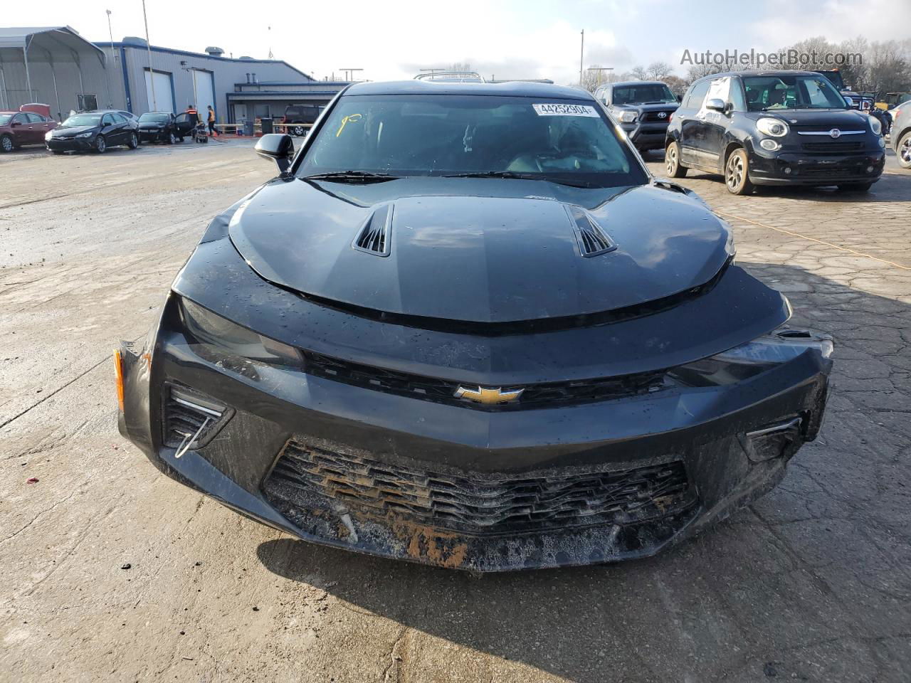 2018 Chevrolet Camaro Ss Black vin: 1G1FH1R79J0147808