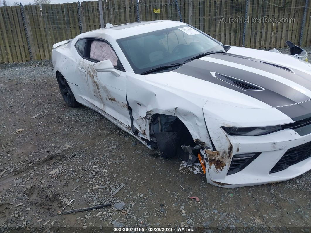 2018 Chevrolet Camaro 2ss White vin: 1G1FH1R79J0170165