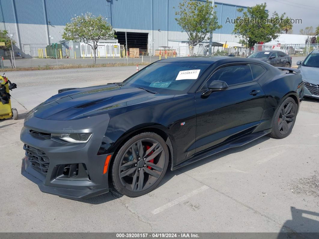 2017 Chevrolet Camaro 2ss Black vin: 1G1FH1R7XH0169262