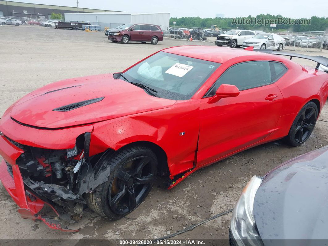 2018 Chevrolet Camaro 2ss Red vin: 1G1FH1R7XJ0104689