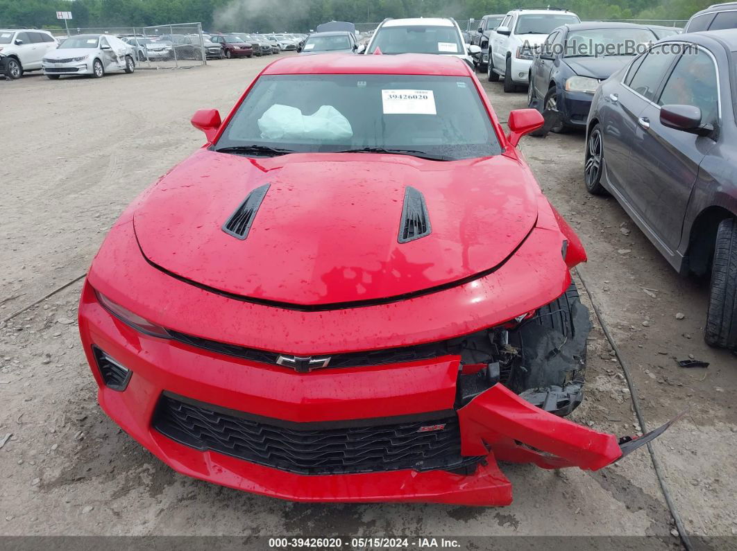 2018 Chevrolet Camaro 2ss Red vin: 1G1FH1R7XJ0104689