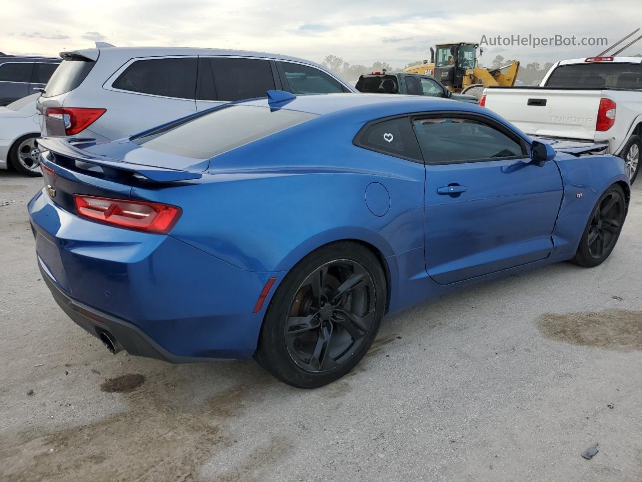 2018 Chevrolet Camaro Ss Blue vin: 1G1FH1R7XJ0130712