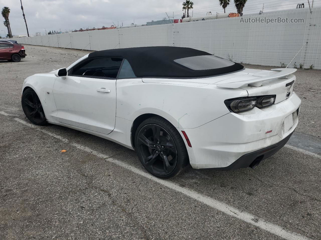 2020 Chevrolet Camaro Ss White vin: 1G1FH3D71L0117353