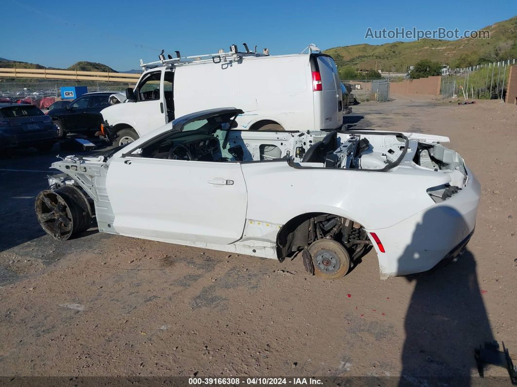 2018 Chevrolet Camaro 2ss White vin: 1G1FH3D72J0140671