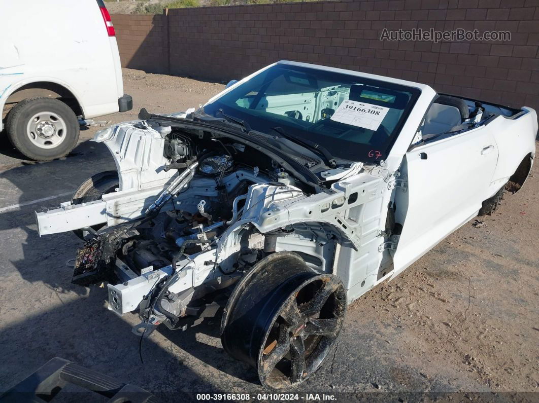 2018 Chevrolet Camaro 2ss White vin: 1G1FH3D72J0140671