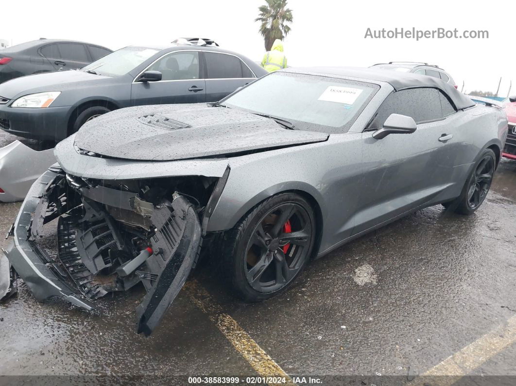 2020 Chevrolet Camaro Rwd  2ss Gray vin: 1G1FH3D72L0110203