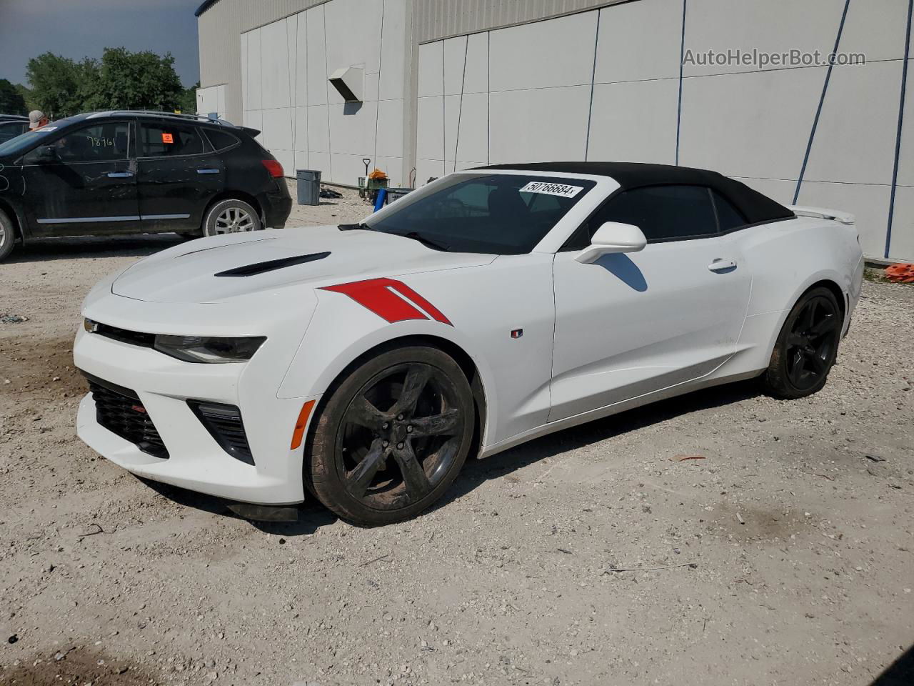 2018 Chevrolet Camaro Ss Белый vin: 1G1FH3D73J0182069