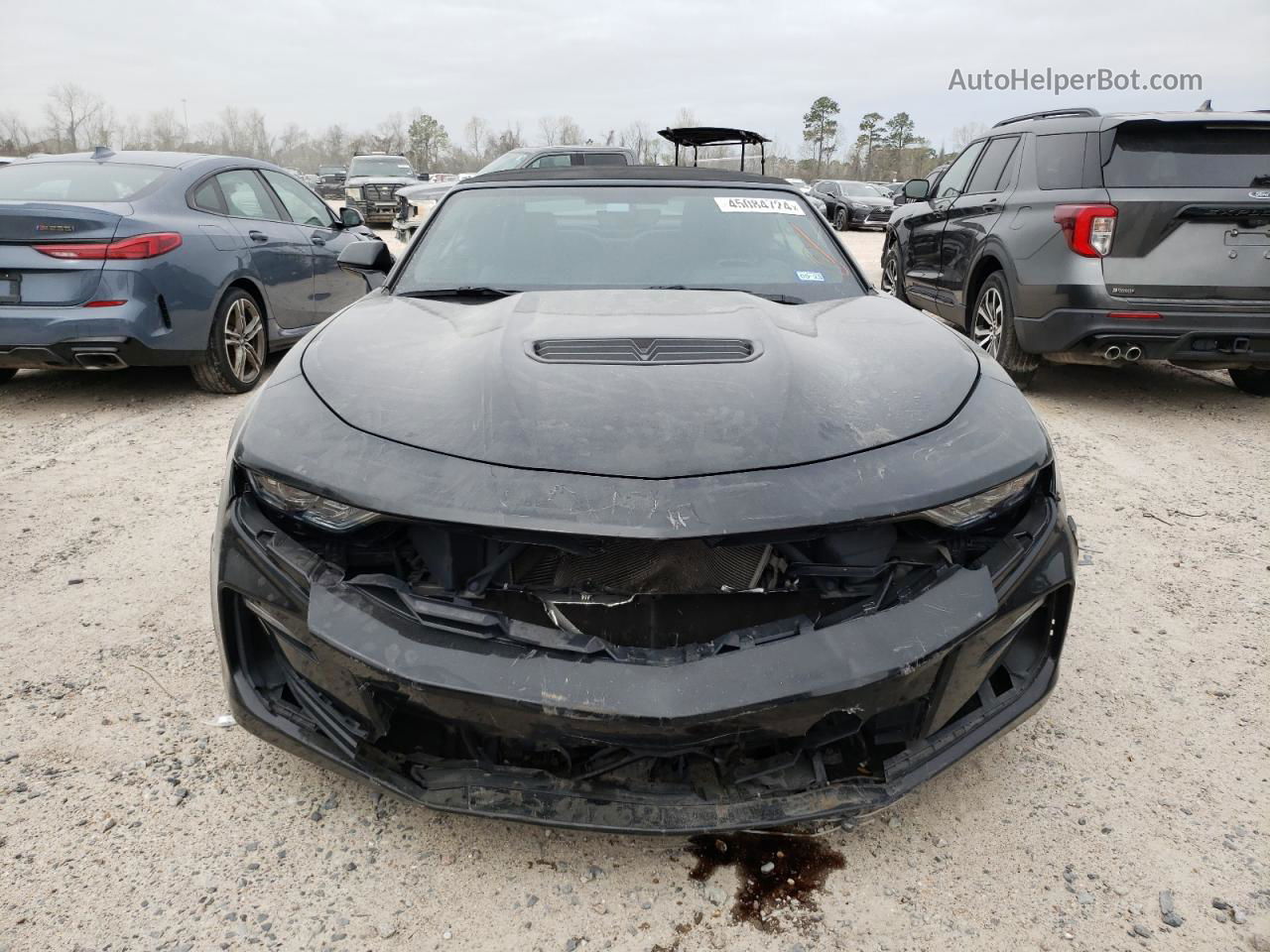 2020 Chevrolet Camaro Ss Black vin: 1G1FH3D74L0117556