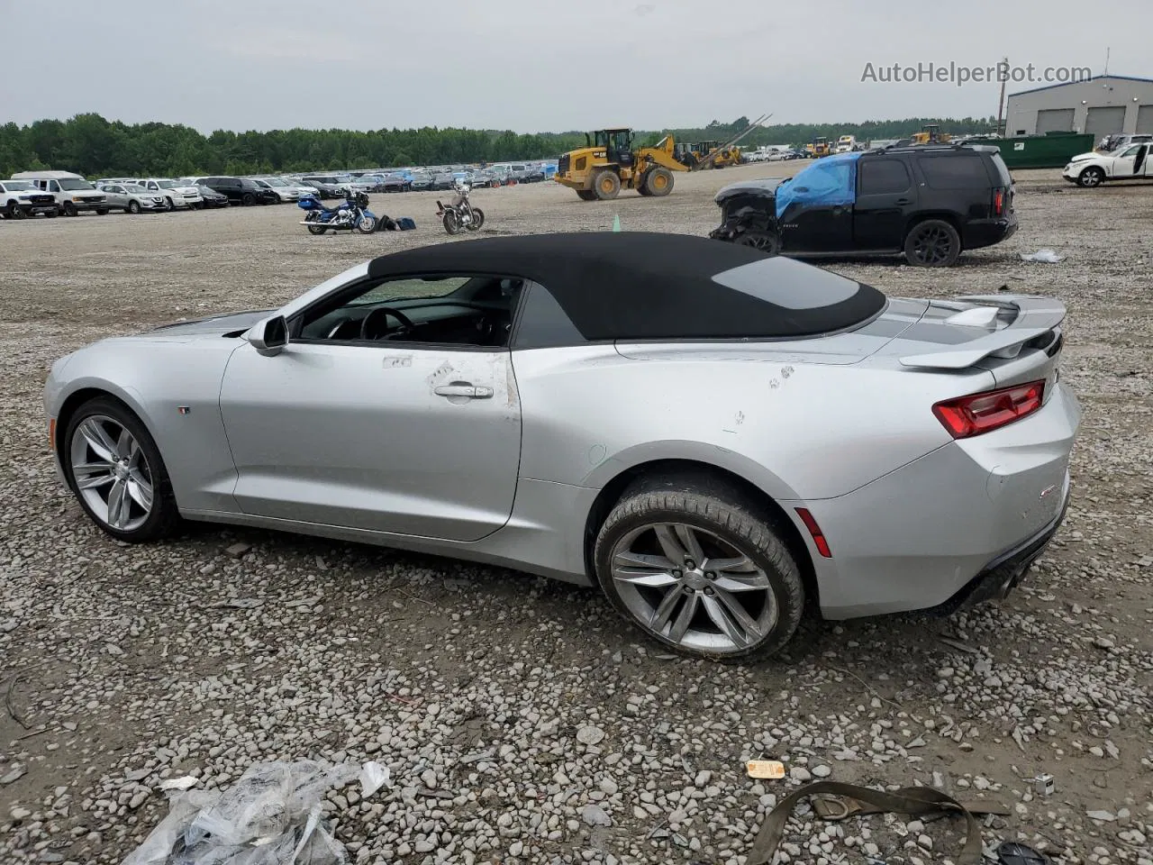 2017 Chevrolet Camaro Ss Silver vin: 1G1FH3D76H0136598