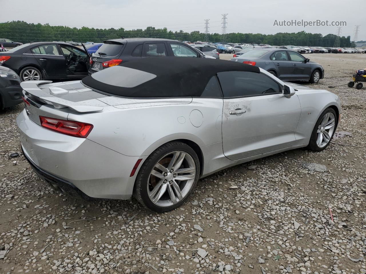 2017 Chevrolet Camaro Ss Silver vin: 1G1FH3D76H0136598