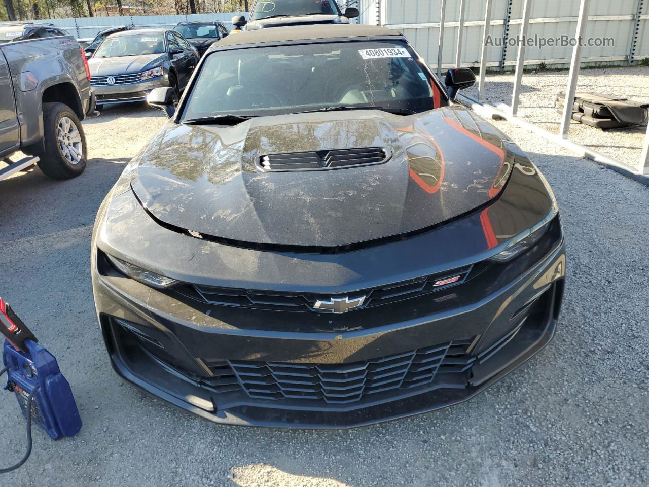 2020 Chevrolet Camaro Ss Black vin: 1G1FH3D76L0118742