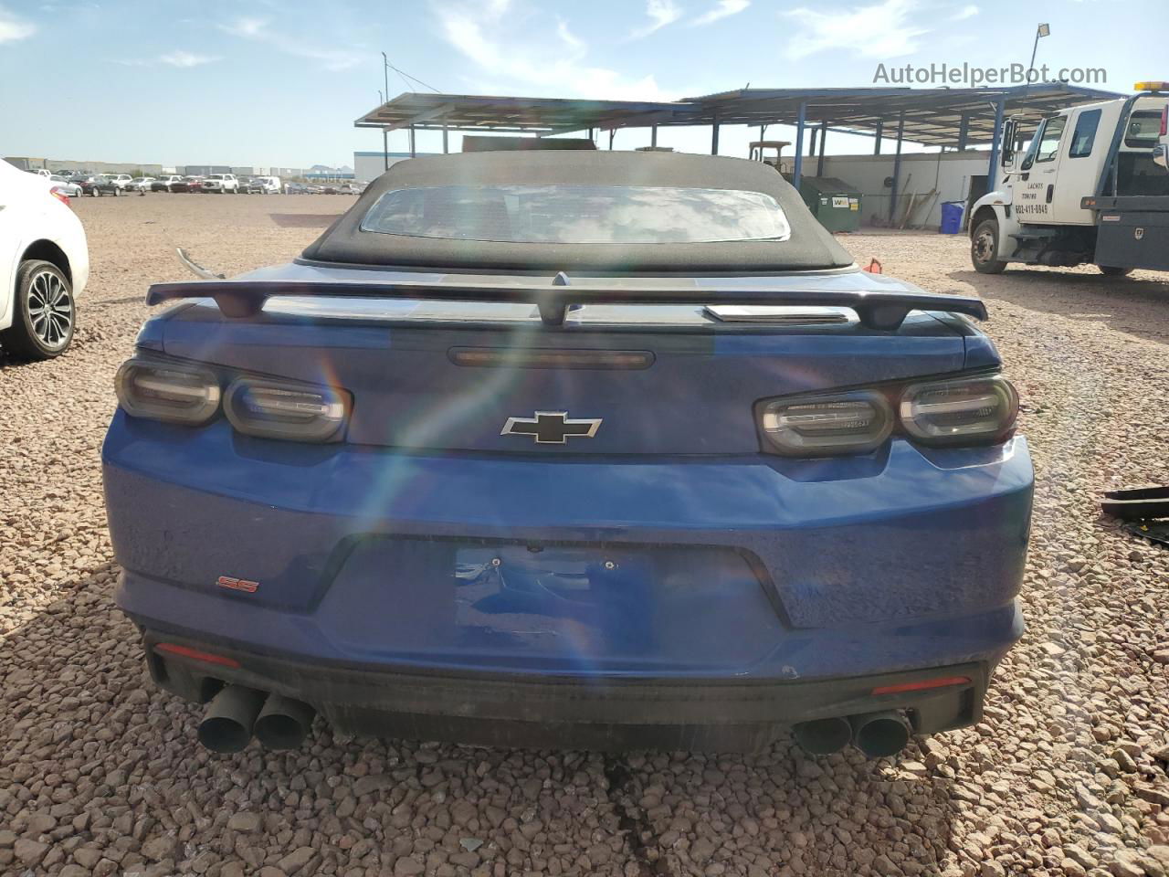 2020 Chevrolet Camaro Ss Blue vin: 1G1FH3D79L0111736