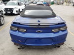 2020 Chevrolet Camaro Ss Blue vin: 1G1FH3D79L0111736