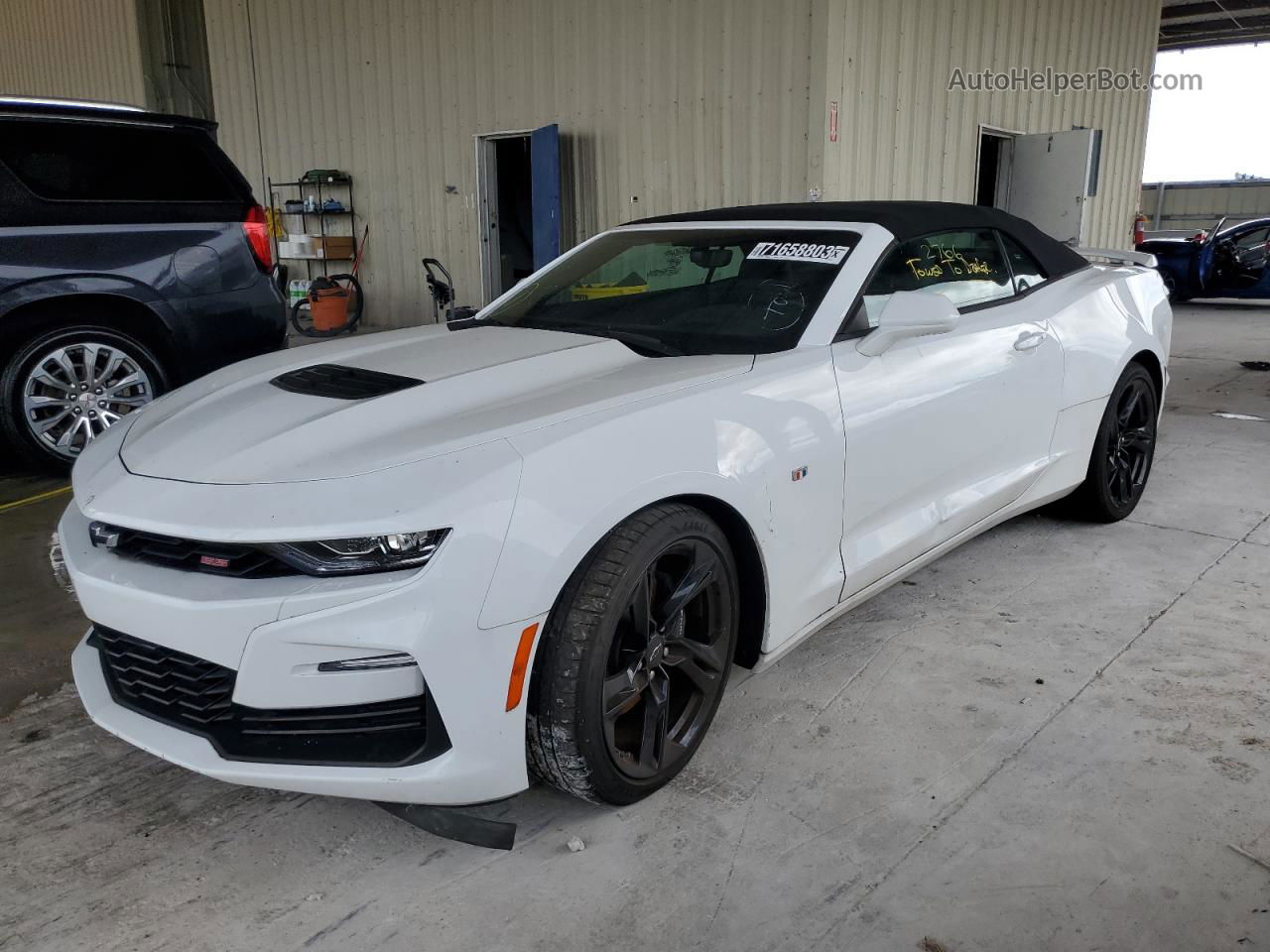 2020 Chevrolet Camaro Ss White vin: 1G1FH3D79L0126088