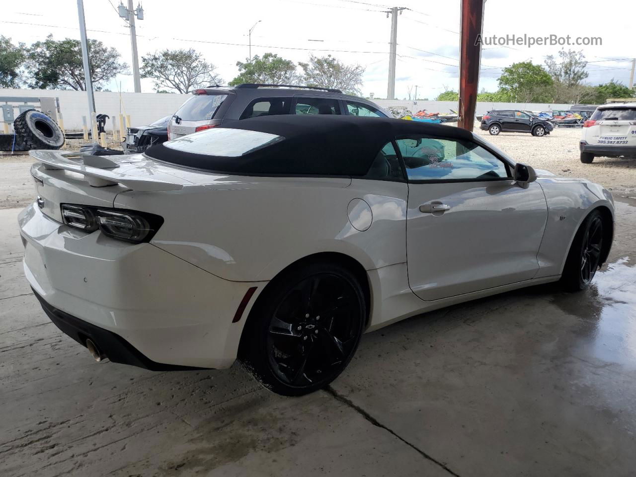 2020 Chevrolet Camaro Ss White vin: 1G1FH3D79L0126088