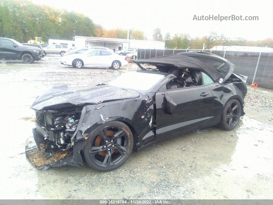 2020 Chevrolet Camaro 2ss Black vin: 1G1FH3D7XL0116718