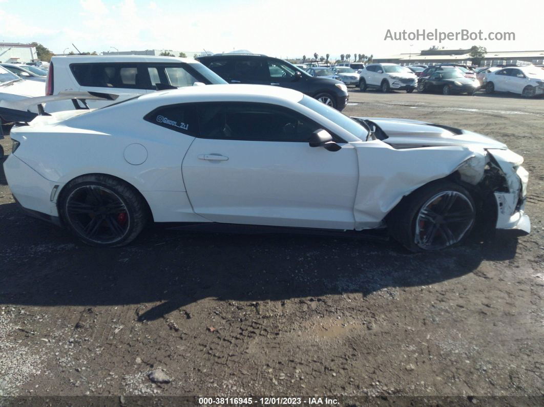 2018 Chevrolet Camaro Zl1 White vin: 1G1FJ1R62J0124639