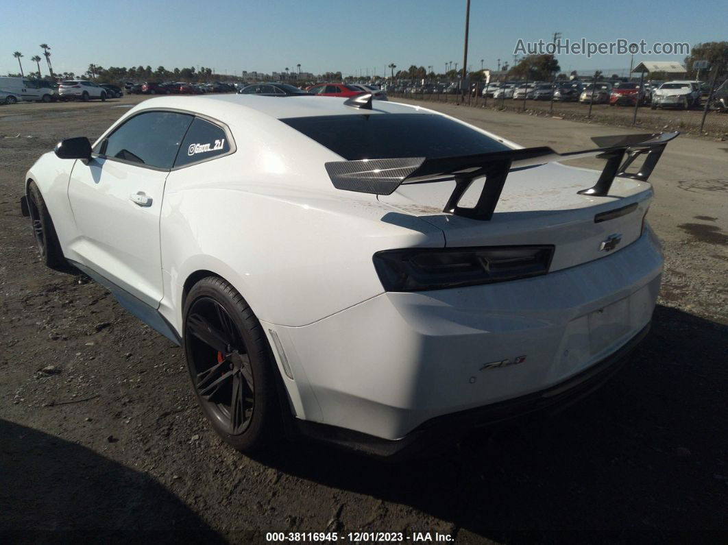 2018 Chevrolet Camaro Zl1 White vin: 1G1FJ1R62J0124639