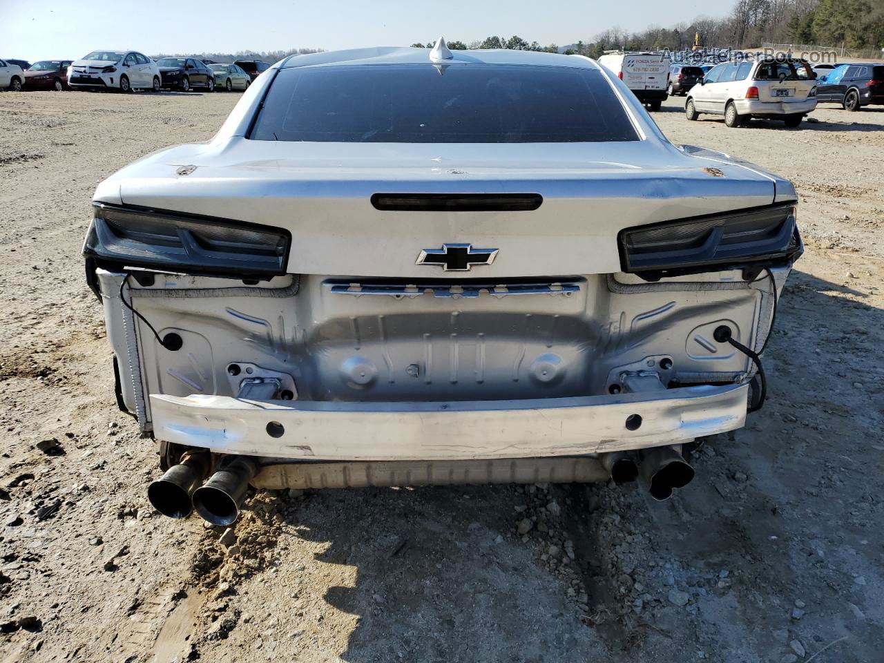 2018 Chevrolet Camaro Zl1 Silver vin: 1G1FJ1R64J0133827