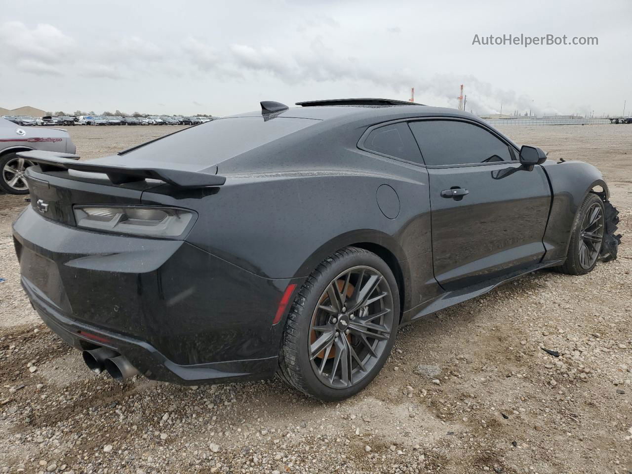 2017 Chevrolet Camaro Zl1 Black vin: 1G1FJ1R65H0181380