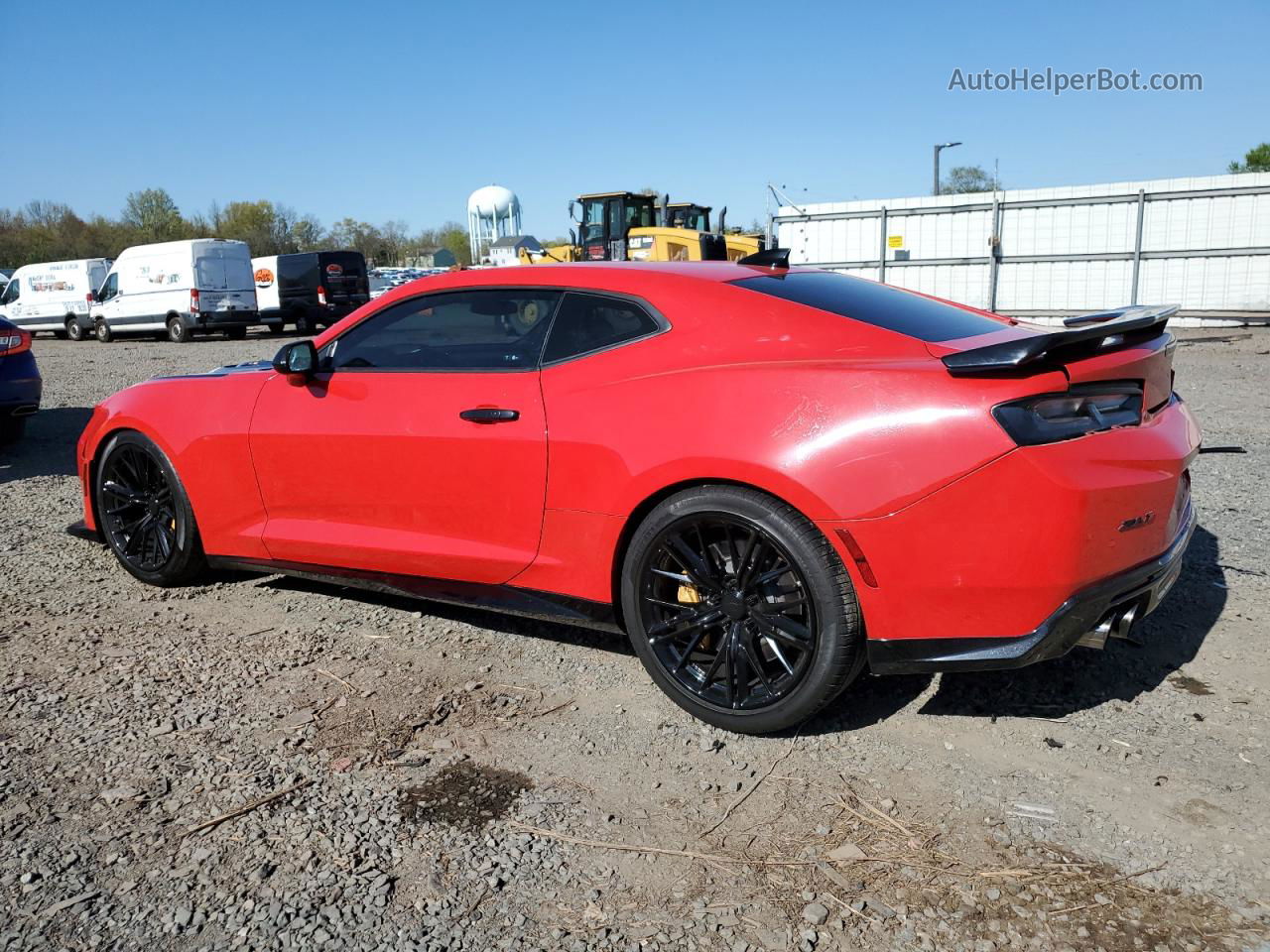 2017 Chevrolet Camaro Zl1 Red vin: 1G1FJ1R66H0174731