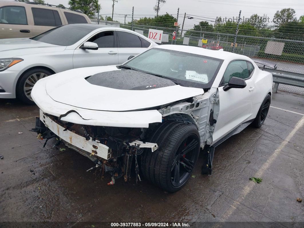 2018 Chevrolet Camaro Zl1 White vin: 1G1FJ1R68J0157466