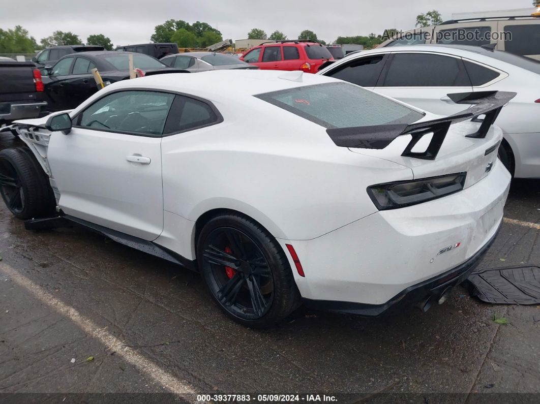 2018 Chevrolet Camaro Zl1 White vin: 1G1FJ1R68J0157466