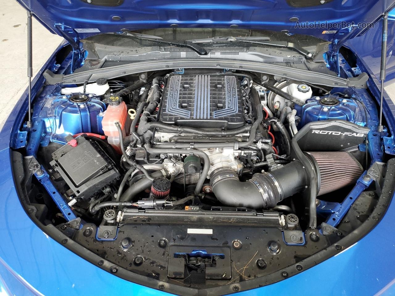 2018 Chevrolet Camaro Zl1 Blue vin: 1G1FK1R62J0105599