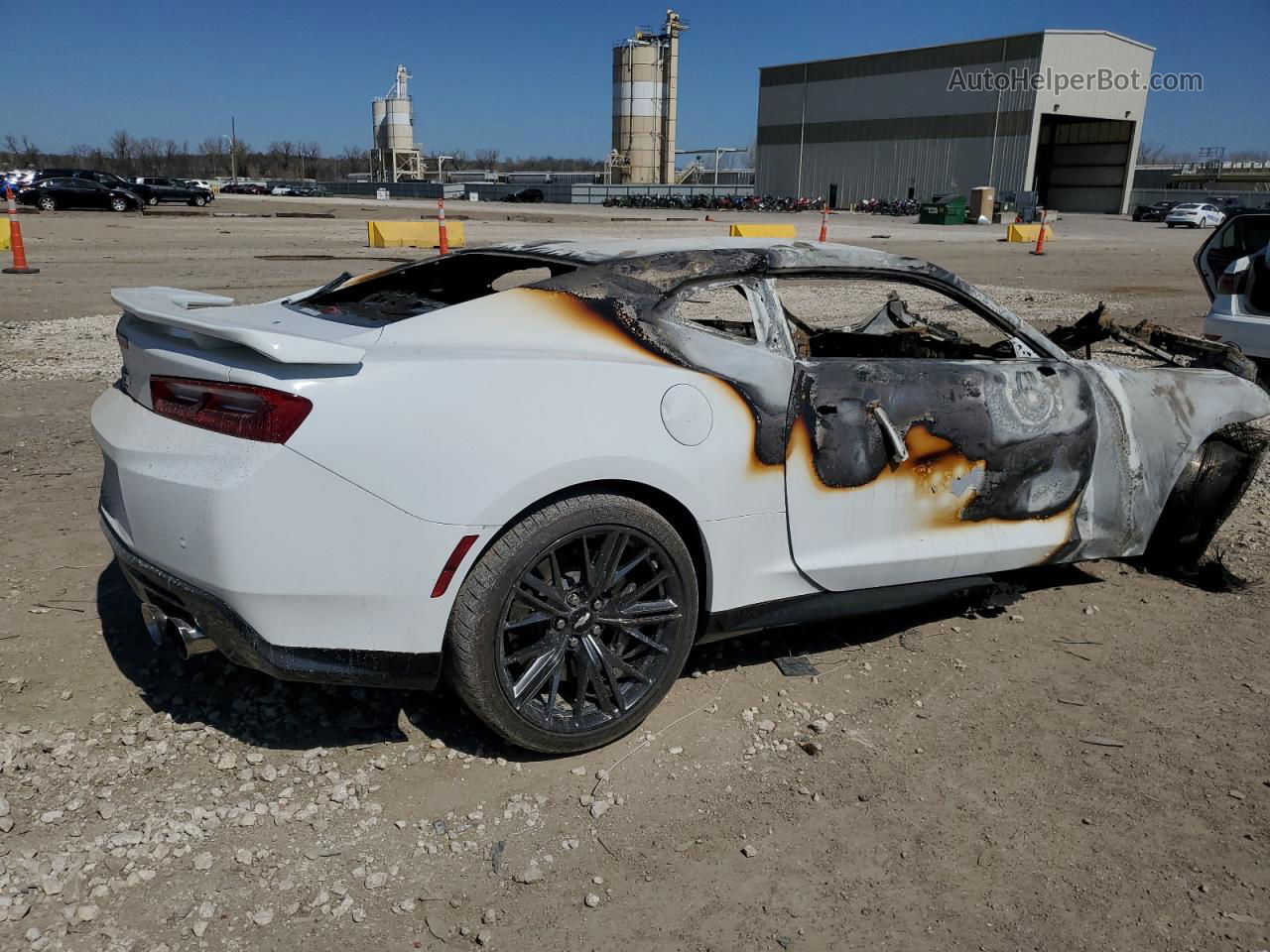 2018 Chevrolet Camaro Zl1 White vin: 1G1FK1R62J0147674