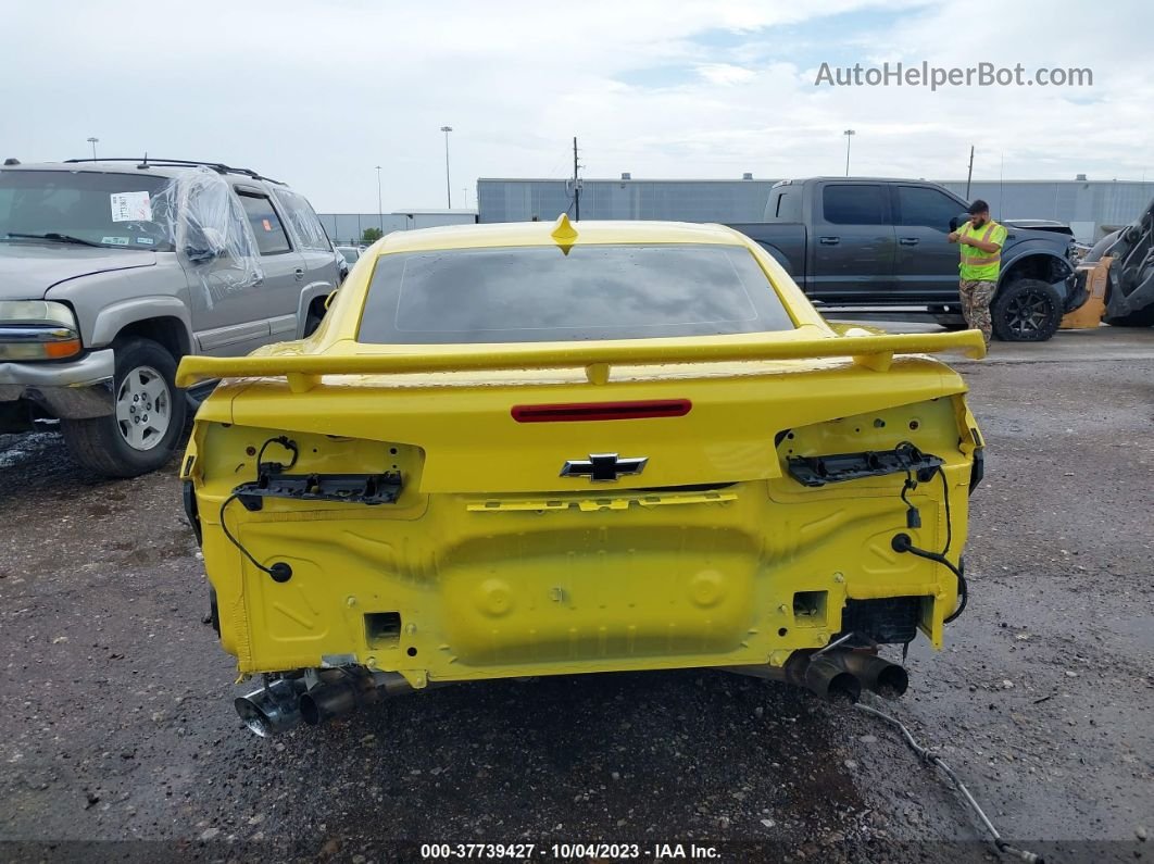 2018 Chevrolet Camaro Zl1 Yellow vin: 1G1FK1R63J0122167