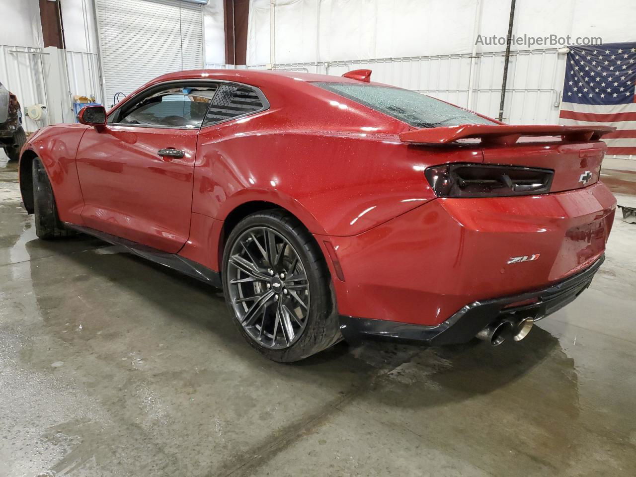 2018 Chevrolet Camaro Zl1 Red vin: 1G1FK1R64J0173192