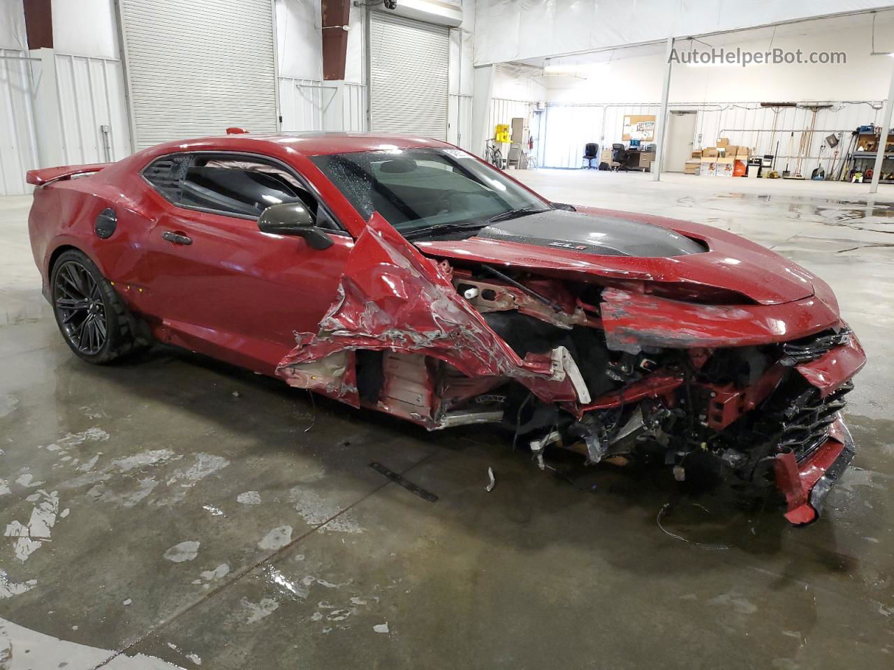 2018 Chevrolet Camaro Zl1 Red vin: 1G1FK1R64J0173192