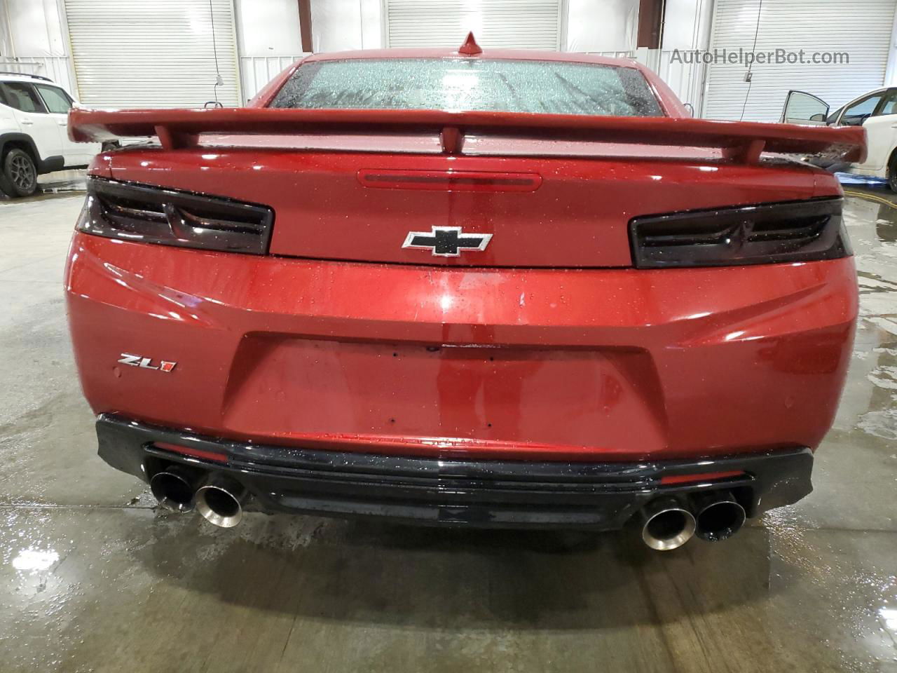 2018 Chevrolet Camaro Zl1 Red vin: 1G1FK1R64J0173192