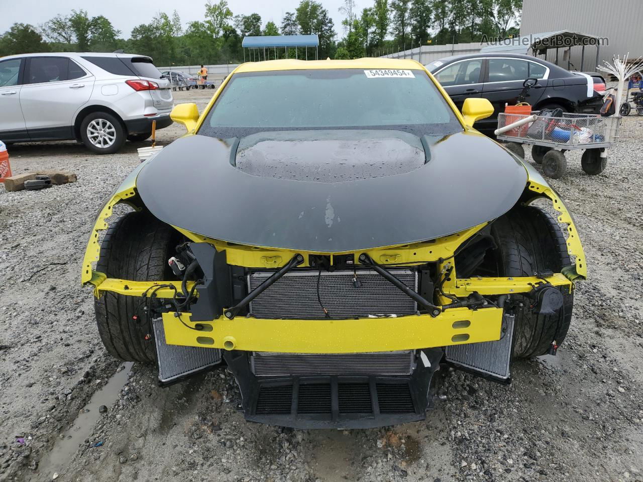 2018 Chevrolet Camaro Zl1 Yellow vin: 1G1FK1R65J0136507