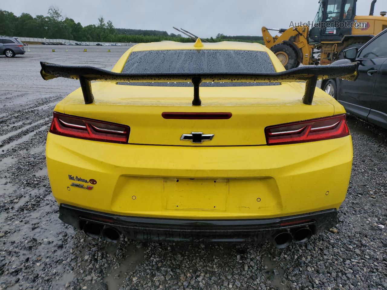 2018 Chevrolet Camaro Zl1 Yellow vin: 1G1FK1R65J0136507