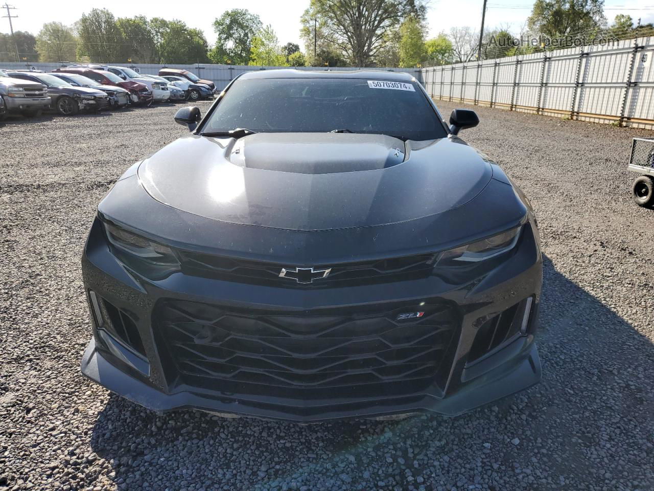 2018 Chevrolet Camaro Zl1 Черный vin: 1G1FK1R66J0176529