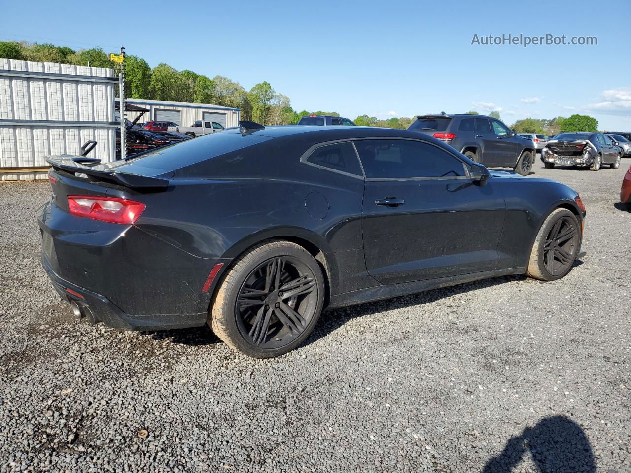 2018 Chevrolet Camaro Zl1 Black vin: 1G1FK1R66J0176529