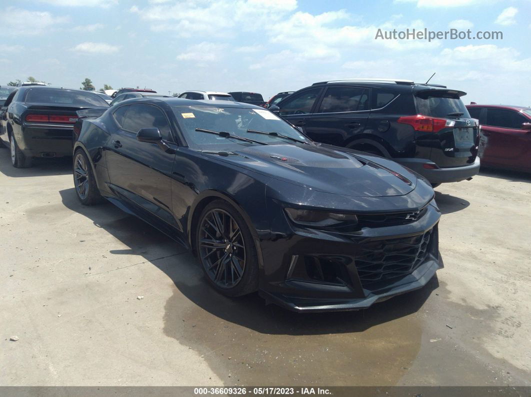 2018 Chevrolet Camaro Zl1 Black vin: 1G1FK1R67J0165913