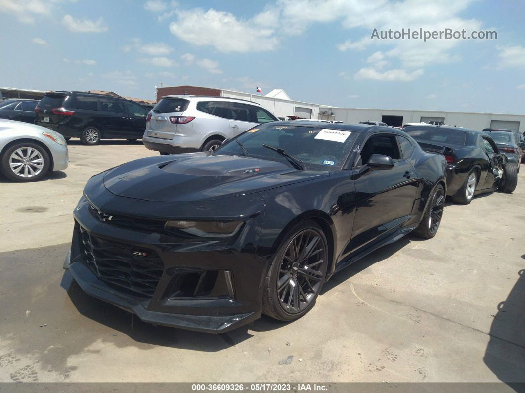 2018 Chevrolet Camaro Zl1 Black vin: 1G1FK1R67J0165913