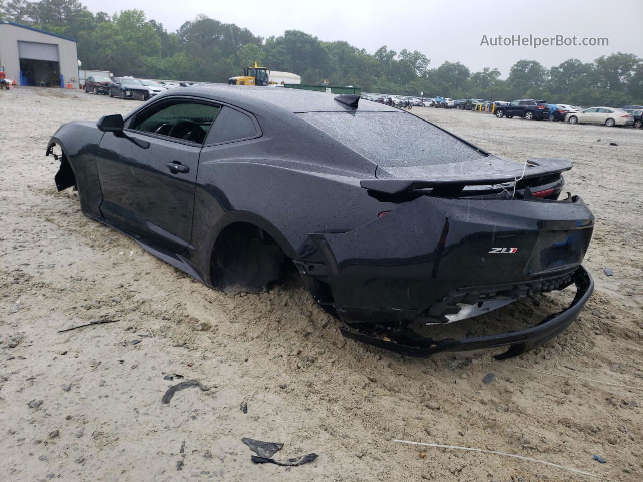 2018 Chevrolet Camaro Zl1 Black vin: 1G1FK1R68J0114680