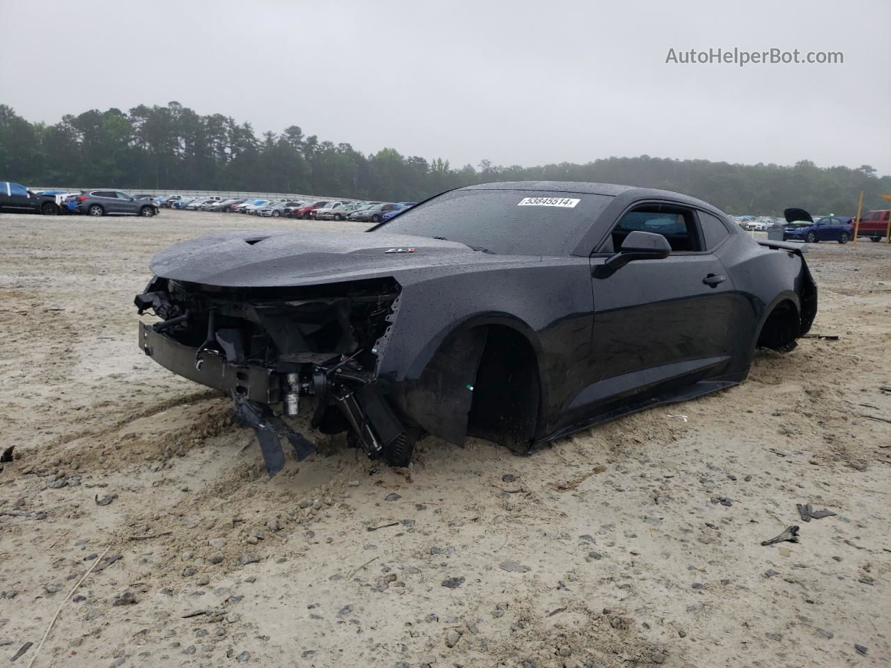 2018 Chevrolet Camaro Zl1 Черный vin: 1G1FK1R68J0114680