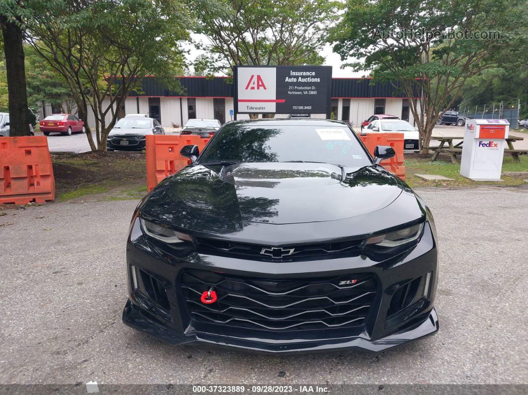 2018 Chevrolet Camaro Zl1 Black vin: 1G1FK1R6XJ0155490