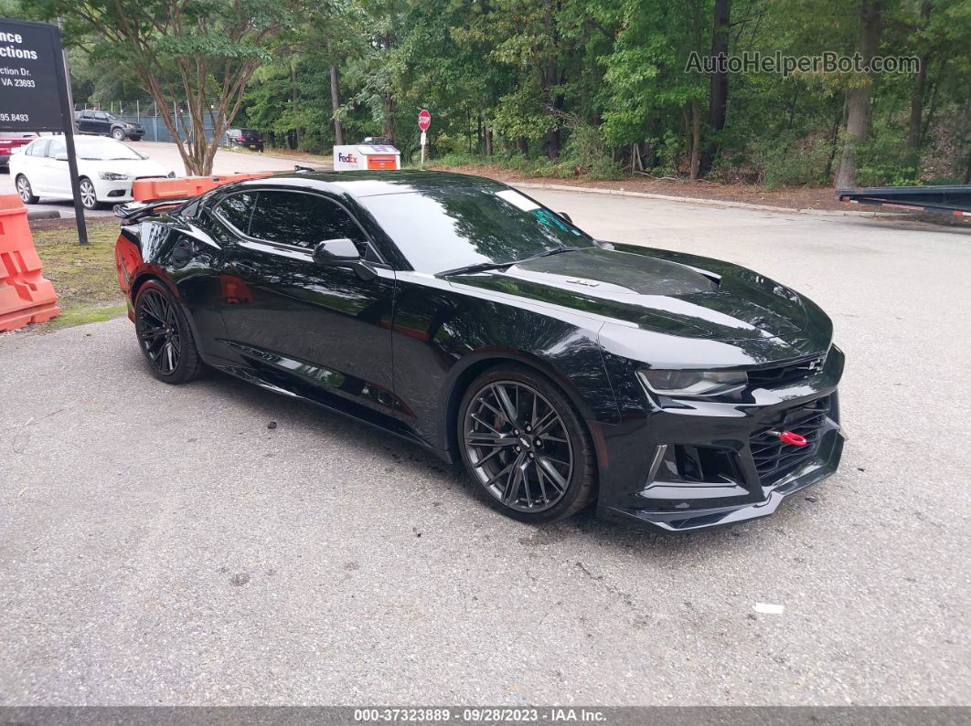 2018 Chevrolet Camaro Zl1 Black vin: 1G1FK1R6XJ0155490